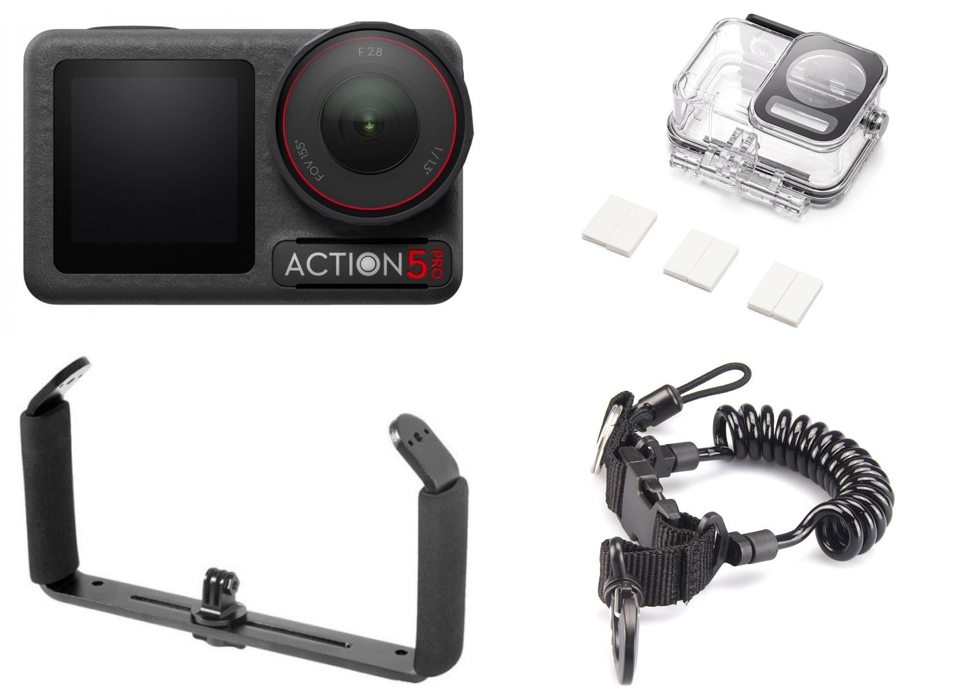 Základní sestava akční kamery DJI Osmo Action 5 PRO