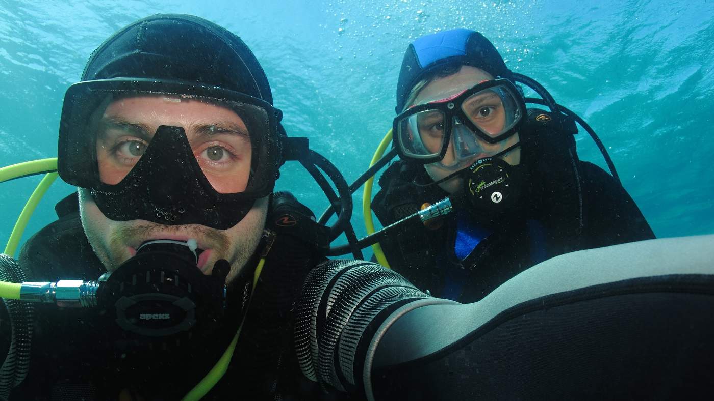 >Petr a Katka, selfie