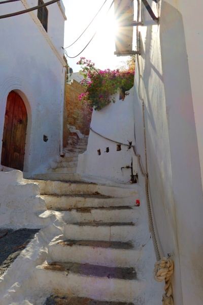 Lindos, small streets in the city