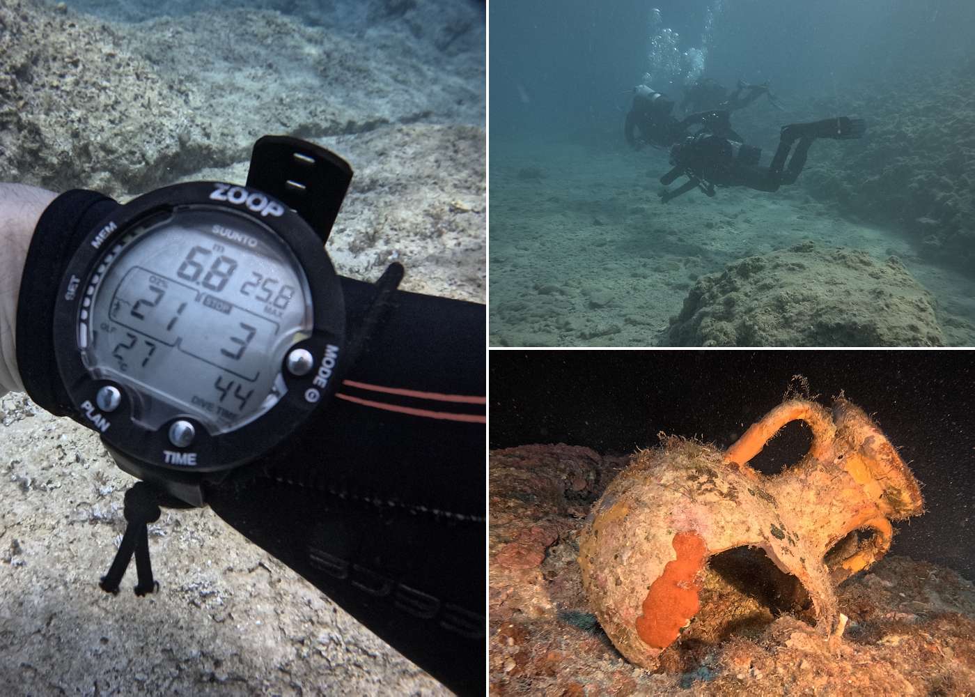 Neupravené jpg fotografie z akční kamery GoPro Hero 12, fotokoláž