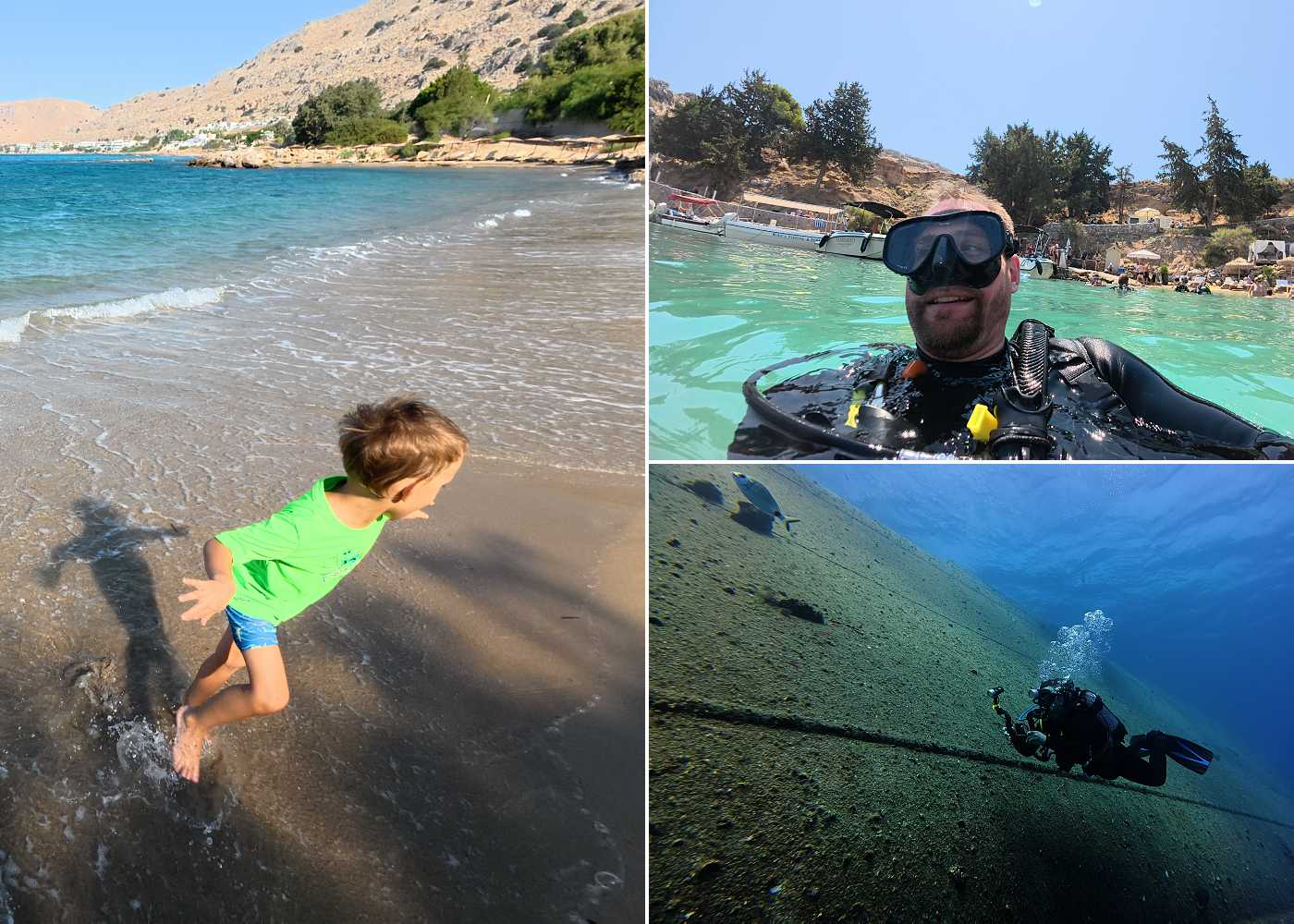 Momentky na památku s báječné dovolené, akční kamera DJI